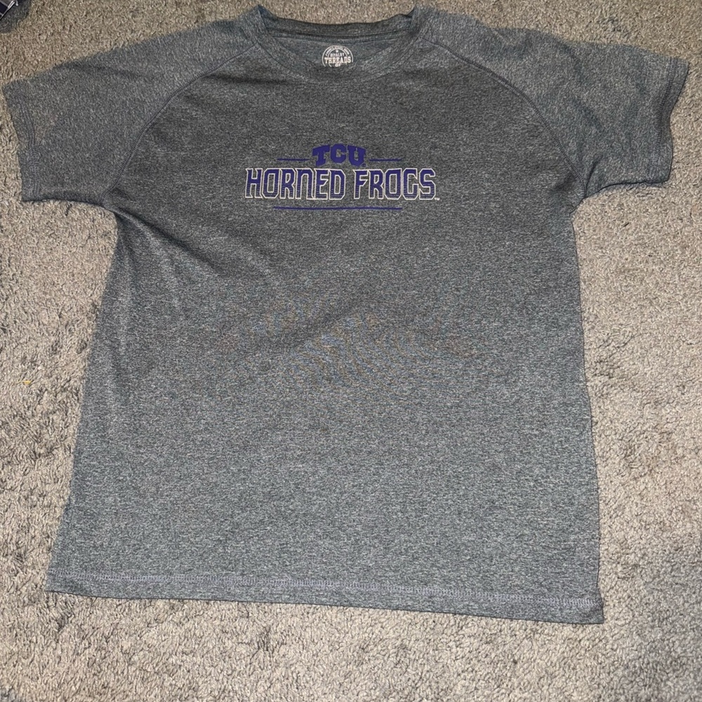 Gray TCU Horned Frogs T-Shirt
